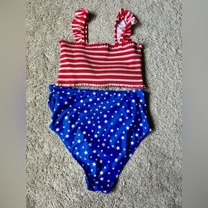Stars & Stripes SMALL maternity bathing suit